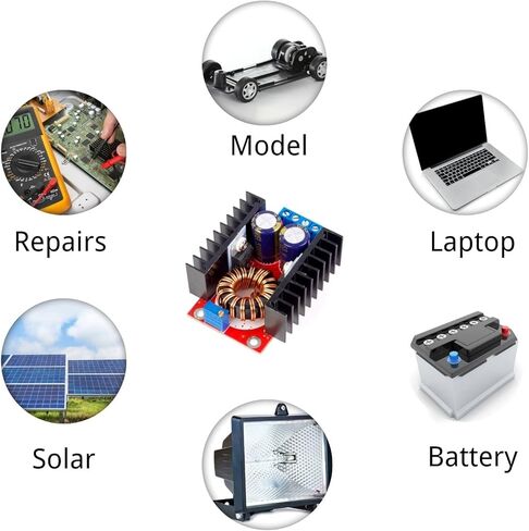 لاوماو محول تيار مستمر من 10-32 فولت الى 35-60 فولت قابل للتعديل 120 واط 6 امبير وحدة امدادات الطاقة in Kuwait