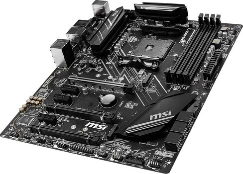 MSI لوحة ام للالعاب AMD X470 رايزن الجيل الثاني والثالث AM4 DDR4 DVI HDMI بطاقة رسومات مدمجة CFX ATX (X470 جيمنج بلس ماكس) in Saudi Arabia