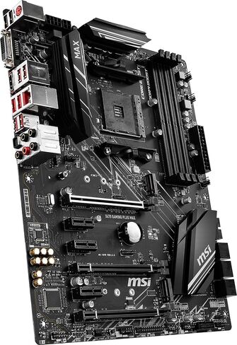 MSI لوحة ام للالعاب AMD X470 رايزن الجيل الثاني والثالث AM4 DDR4 DVI HDMI بطاقة رسومات مدمجة CFX ATX (X470 جيمنج بلس ماكس) in Saudi Arabia