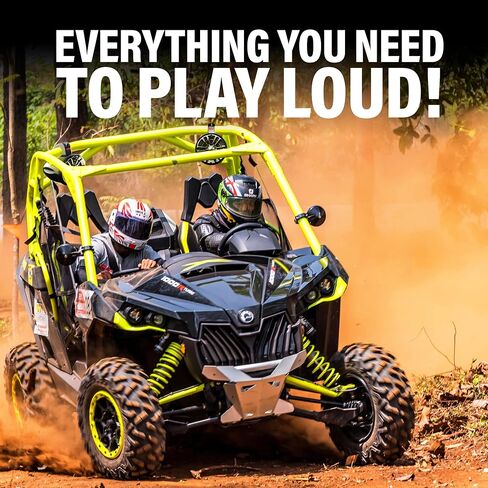 BOSS Audio Systems MRWT40 ATV UTV Marine Weatherproof Waketower System - 4 Inch Stereo Speakers, Full Range, 2 Way, Tweeters, IPX5 Rated, Sold in Pairs, Wake Tower For Boat in Kuwait