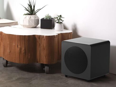Kanto SUB8VMB Sealed Powered Subwoofer | 300W Peak Power | 8" Woofer | Matte Black in Saudi Arabia
