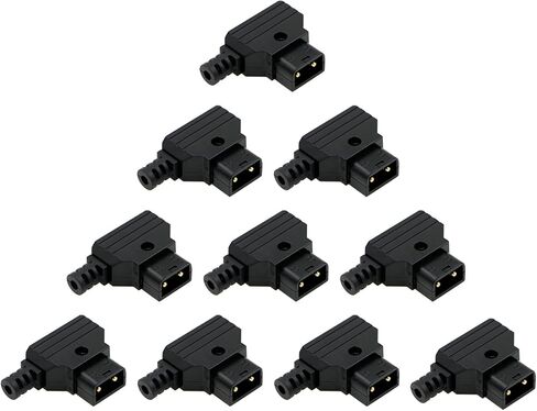 Alvins 2PCS Power Tap D-tap Male Power Plugs Connectors for Gold Mount V Mount Battery(2PCS, Male) in Kuwait
