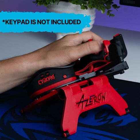 حامل مغناطيسي قابل للتعديل مطبوع ثلاثي الأبعاد من Azeron لنماذج Azeron Cyborg وCyborg-Compact والكلاسيكية والمدمجة. (جالاكسي بيربل) in Kuwait