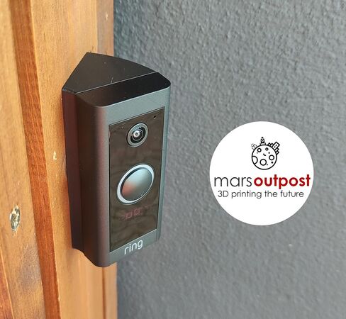 Mars Outpost Corner Mount for RingWired Corner Mounting Bracket 45 Degree Wedge Slim & Strong Mount,Black in Kuwait