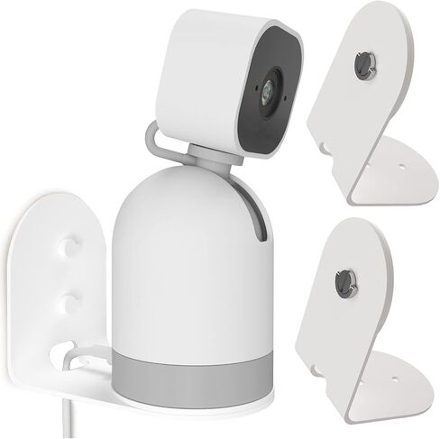 Zwolf Metal Wall Mount for Blink Mini Pan Tilt Camera(Black/Pack of 2) | Made of aluminum alloy, sturdy, durable and elegant,Provide Better Viewing Angles for Blink Mini Pan Tilt Mount in Saudi Arabia