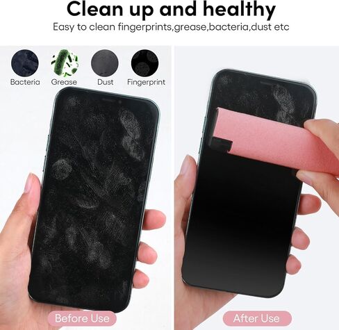 Fingerprint Proof Screen Cleaner,3 in 1Touchscreen Mist Cleaner Spray Wipe Cleaner,Safe for All Phones, Computer, Laptop, Tablet and Car Screen (Grey Tiffany Blue) in Saudi Arabia