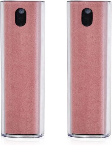Fingerprint Proof Screen Cleaner 2PCS, Screen Cleaner Touchscreen Mist Spray for Electronic Smart Phone TV, Laptop, Tablet, PC, Computer Monitor LCD Flat Screens（Black） in Saudi Arabia