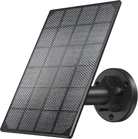 مزود طاقة اللوحة الشمسية ZOSI فقط لكاميرا ZOSI Security الخالية من الأسلاك القابلة لإعادة الشحن والتي تعمل بالبطارية C1pro & C306pro، مقاومة للماء IP66 مع دعامة تثبيت قابلة للتعديل 360 درجة، شحن بدون توقف in Kuwait