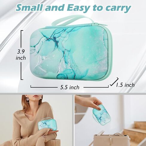 مجموعات تخزين غطاء شاحن الهاتف DIY من CameCosy، منظم كابل موفر لأسلاك سماعات الأذن USB مع حقيبة تخزين للسفر، منظم سلك حامي كابل ناعم لطيف متوافق مع iPhone (Leopard) in Saudi Arabia