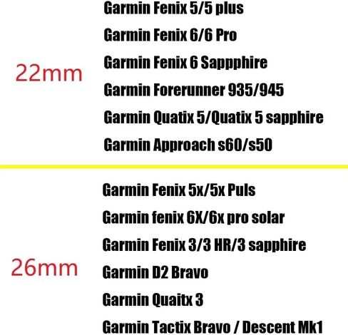 Nylon Watch Band Compatible for Garmin Fenix 7/7x/6x Pro/6 Pro GPS Wristband for Fenix 5 Gps/Fenix 5 Plus Stretchy Loop Sport Replacement Strap in Kuwait