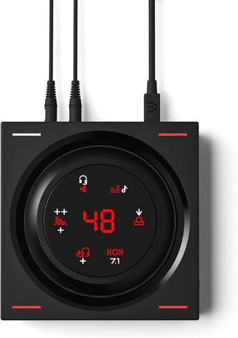 EPOS GSX 1000 الإصدار الثاني مضخم صوت Dac Amp / بطاقة صوت USB خارجية مع صوت محيطي 7.1 ونغمة جانبية وDAC للألعاب وEQ & EPOS Audio H6PRO سماعة ألعاب صوتية مغلقة in Kuwait