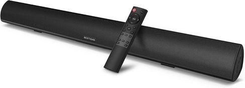 BESTISAN Sound Bar with Enhanced Bass–Dual Larger Woofer & Dual Bass Ports, Sound Bar for Smart TV, 22-inch Soundbar with Bluetooth5.3/TV-ARC/Optical/AUX Input in Saudi Arabia