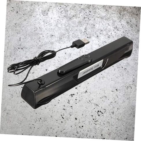 يوكي كوكو مكبر صوت للكمبيوتر الشخصي لمكبرات الصوت للتلفزيون والكمبيوتر بمنفذ USB، شريط صوت محيطي للتلفزيون، مكبر صوت ستيريو صغير بلون اسود in Kuwait