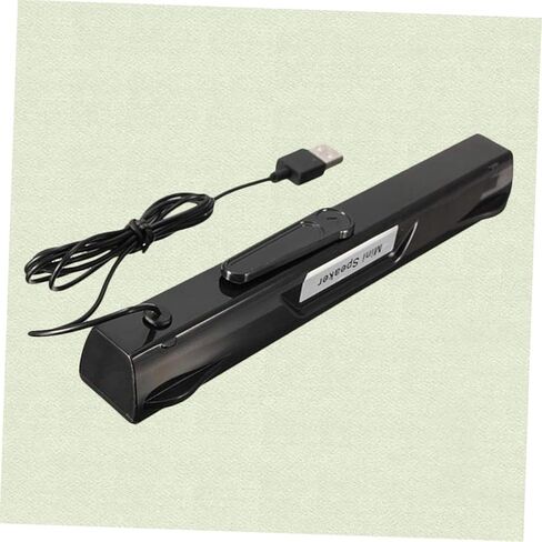 يوكي كوكو مكبر صوت للكمبيوتر الشخصي لمكبرات الصوت للتلفزيون والكمبيوتر بمنفذ USB، شريط صوت محيطي للتلفزيون، مكبر صوت ستيريو صغير بلون اسود in Kuwait