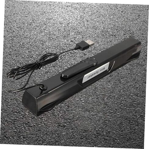 يوكي كوكو مكبر صوت للكمبيوتر الشخصي لمكبرات الصوت للتلفزيون والكمبيوتر بمنفذ USB، شريط صوت محيطي للتلفزيون، مكبر صوت ستيريو صغير بلون اسود in Kuwait