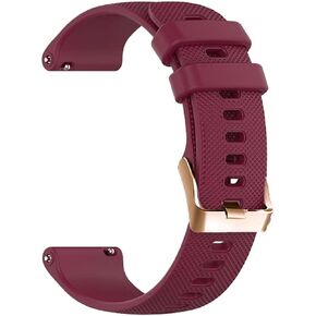 DJDLFA Classic Replacement Wristbands For Garmin Vivoactive 3 4 3t HR/Venu 2/Forerunner 245 645 20 22MM Silicone Watch Band smart Strap (Color : E, Size : 20mm) in Saudi Arabia