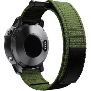 DJDLFA 26 22mm Nylon Watchband For Garmin Fenix 6 6X Pro 5X 5S Plus Forerunner 935 945 GPS S60 S62 Strap Adjustable Accessory Wristband (Color : A, Size : For Forerunner 935 945) in Saudi Arabia