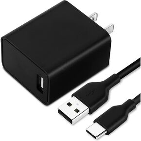 UL Listed Quick Charger Wall Charger, 15W QC Fast Charging USB Charger Power Adapter Wall Plug with 4ft Cord for Ulefone Armor X8 Comes with 4 Foot USB Type-C Cable