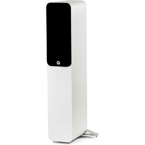Q Acoustics 5040 Floorstanding Speaker Santos Rosewood Single Speaker - 2 | Cold weld termination for low resistance, New spring-loaded Forté pin for improved contact in Saudi Arabia