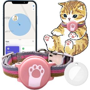 طوق تعقب Cat Locator Pet GPS - مكتشف Fi ومراقبة النشاط مع طوق قابل للتعديل للتحكم في المحيط، جهاز تتبع مقاوم للماء IP67، تتبع في الوقت الحقيقي، بدون رسوم شهرية (iOS فقط) in Kuwait