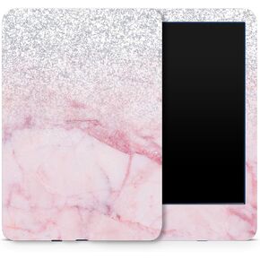 MightySkins Skin Compatible with Amazon Kindle 6-inch 11th Gen (2022) Full Wrap - Girly Marble Dazzle | Protective, and Unique Vinyl Decal wrap Cover | Easy to Apply | Made in The USA in Kuwait