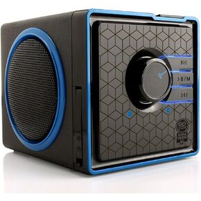 GOgroove SonaVERSE BX Wired Portable Speaker with USB Music Player - Cube Speaker with USB Flash Drive MP3 Input, 3.5mm AUX Port, Playback Buttons, Rechargeable 5 Hour Battery (Wired AUX Only) in Kuwait