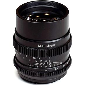 عدسة SLR Magic 75 ملم f/1.4 بإطار كامل لكاميرا Sony E-Mount باللون الأسود in Kuwait
