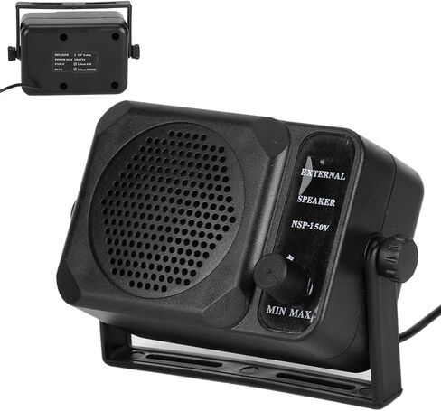 مكبر صوت خارجي لراديو السيارة من Acouto، مكبر صوت خارجي صغير NSP‑150V ثنائي الاتجاه راديو CB HF VHF UHF جهاز إرسال واستقبال للسيارة in Saudi Arabia
