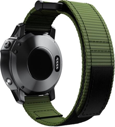 DJDLFA 26 22mm Nylon Watchband For Garmin Fenix 6 6X Pro 5X 5S Plus Forerunner 935 945 GPS S60 S62 Strap Adjustable Accessory Wristband (Color : A, Size : For Forerunner 935 945) in Saudi Arabia
