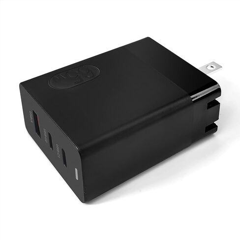 شاحن USB C بقدرة 65 وات، شاحن حائط سريع PD3.0 PPS 3 منافذ GaN (قابس قابل للطي) لأجهزة Mac Book Pro وSamsung Galaxy وiPhone وHP وLenovo وDell وHuawei Matebook وAcer وأي هواتف ذكية محمولة in Kuwait