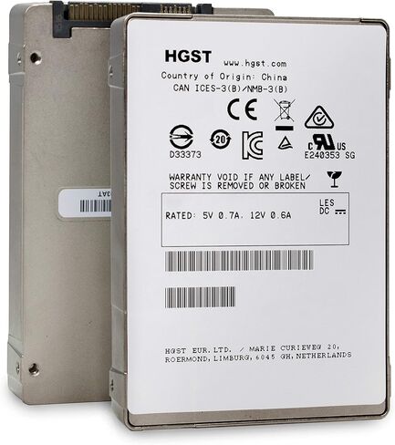 HGST Ultrastar SSD1600MR | HUSMR1616ASS200 | 0B31079 | 1.6 تيرابايت SAS 12 جيجابايت/ثانية 2.5 بوصة إم إل سي ناند | 130 كلفن / 30K IOPS عشوائي R/W | T10 حماية البيانات من نهاية إلى نهاية | SSD in Kuwait