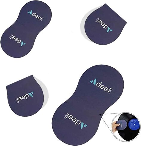Adeel Store 4 Pieces of Record Mitts in 1 Pack, Record Handler, Cleaner and Protector, Anti-Static & Soft Microfiber, Simple & Easy 2 Use in Saudi Arabia