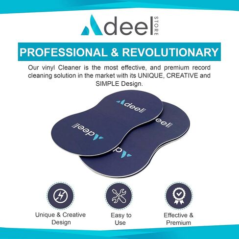 Adeel Store 4 Pieces of Record Mitts in 1 Pack, Record Handler, Cleaner and Protector, Anti-Static & Soft Microfiber, Simple & Easy 2 Use in Saudi Arabia