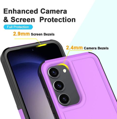 Designed for Samsung Galaxy S23 Plus 5G & Galaxy S23+ Case [Not for S23],Heavy-Duty Tough Rugged Lightweight Slim Shockproof Protective Men Women Phone Case Cover for Galaxy S23 Plus 5G [Black] in Kuwait