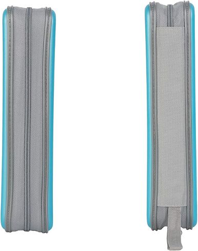 UENTIP CD Case,96 Capacity Hard Plastic DVD Case Holder for Car Home Travel | CD DVD Storage,Zipper Closure,Scratch-Resistant Sleeves,Stay Away Dust and Damp,Storage Music Video Gaming Discs Blu-ray in Kuwait