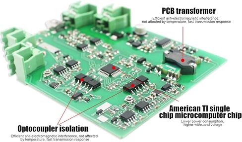 جهاز إرسال عازل الإشارة التناظرية، عازل إشارة التيار DC24V، 1 مدخل 2 موزع إمداد الطاقة، 4-20 مللي أمبير PLC كشف مكيف الإشارة، حامل سكة DIN، وحدة مكيف جهاز الإرسال in Kuwait