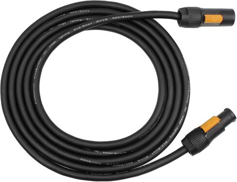 كابل تمديد powerCON True1 ذكر إلى أنثى متوافق مع الاحترافية بطول 10 أقدام، طاقة True 14WAG (10 أقدام، حزمة واحدة) in Kuwait