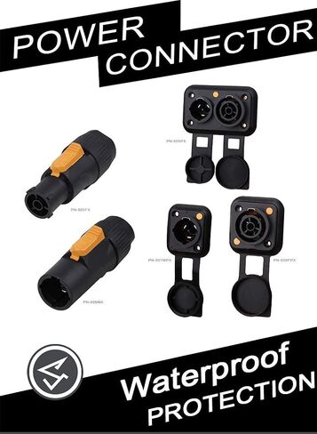 كابل تمديد powerCON True1 ذكر إلى أنثى متوافق مع الاحترافية بطول 10 أقدام، طاقة True 14WAG (10 أقدام، حزمة واحدة) in Kuwait