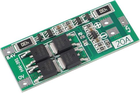 5 PCS 2S 20A 7.4V 8.4V 18650 Li-Ion Lithium Battery 18650 Charger PCB BMS Board with Balance in Kuwait