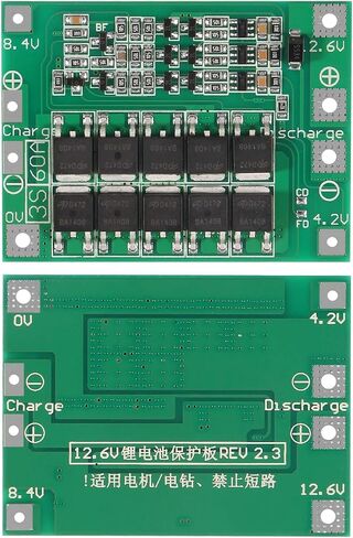 5 PCS 2S 20A 7.4V 8.4V 18650 Li-Ion Lithium Battery 18650 Charger PCB BMS Board with Balance in Saudi Arabia