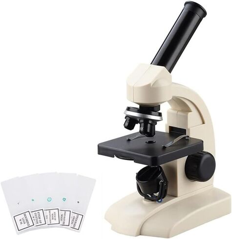 XuuSHA Handheld Digital Microscope Accessories 70X-400X Monocular Microscope with Bottom Lamp Slides Specimen Cells Watching Easy Use Microscope Accessories in Kuwait