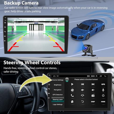 Android 11 Car Stereo with Wireless Carplay Android Auto for Volkswagen Beetle 2004-2010, 9 Inch Touchscreen Car Radio with Bluetooth GPS Navigation HiFi SWC Backup Camera in Saudi Arabia