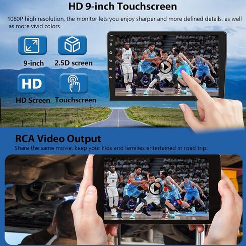 Android 11 Car Stereo with Wireless Carplay Android Auto for Volkswagen Beetle 2004-2010, 9 Inch Touchscreen Car Radio with Bluetooth GPS Navigation HiFi SWC Backup Camera in Saudi Arabia