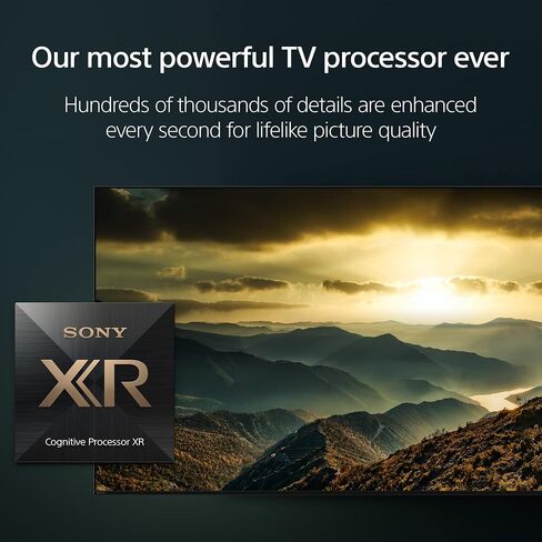 Sony 65 Inch Mini LED 4K Ultra HD TV X93L Series: BRAVIA XR Smart Google TV with Dolby Vision HDR and Exclusive Features for The Playstation® 5 XR65X93L- 2023 Model,Black in Saudi Arabia