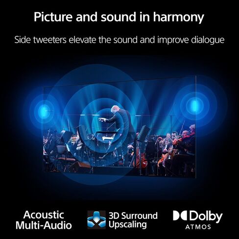 Sony 65 Inch Mini LED 4K Ultra HD TV X93L Series: BRAVIA XR Smart Google TV with Dolby Vision HDR and Exclusive Features for The Playstation® 5 XR65X93L- 2023 Model,Black in Saudi Arabia