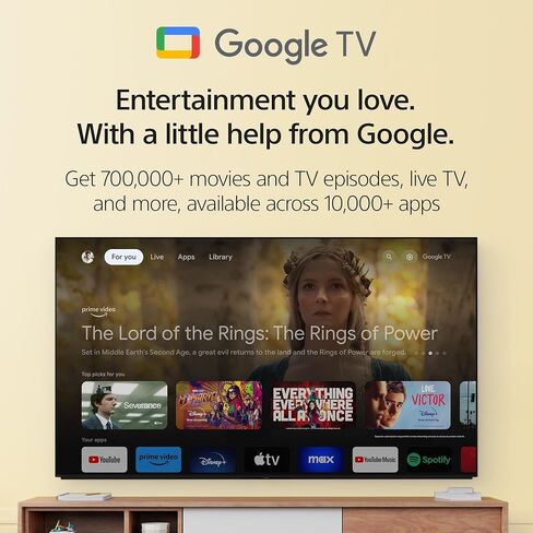 Sony 65 Inch Mini LED 4K Ultra HD TV X93L Series: BRAVIA XR Smart Google TV with Dolby Vision HDR and Exclusive Features for The Playstation® 5 XR65X93L- 2023 Model,Black in Saudi Arabia