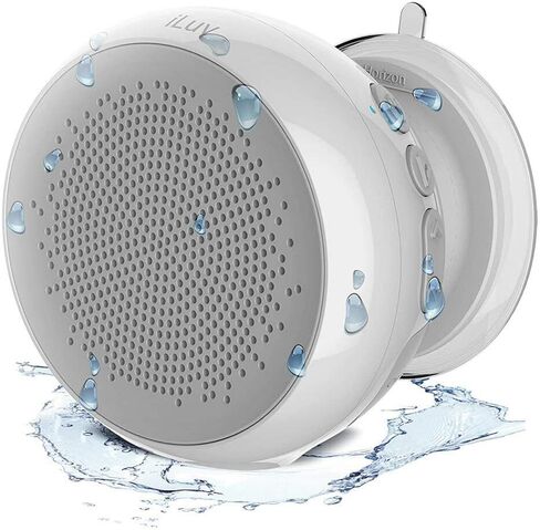 iLuv AudMini Smart Portable Water Resistant Bluetooth Speaker w/ Rechargeable Battery for Apple iPhones, Samsung Galaxy & other Bluetooth Devices in Saudi Arabia