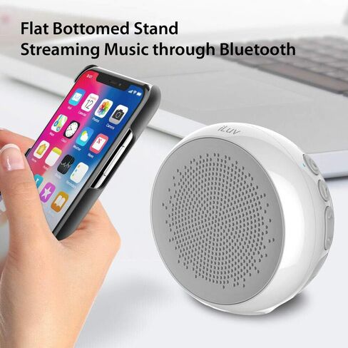 iLuv AudMini Smart Portable Water Resistant Bluetooth Speaker w/ Rechargeable Battery for Apple iPhones, Samsung Galaxy & other Bluetooth Devices in Saudi Arabia