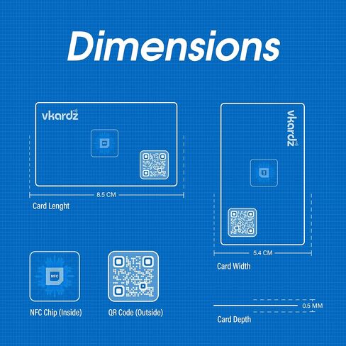 Vkardz - بطاقة الأعمال الرقمية NFC للأبطال الخارقين || مشاركة سهلة للاتصال، بطاقة NFC صديقة للجيب، طباعة غير لامعة، مقاومة للخدش || بطاقات الأبطال الخارقين (شازام) in Saudi Arabia
