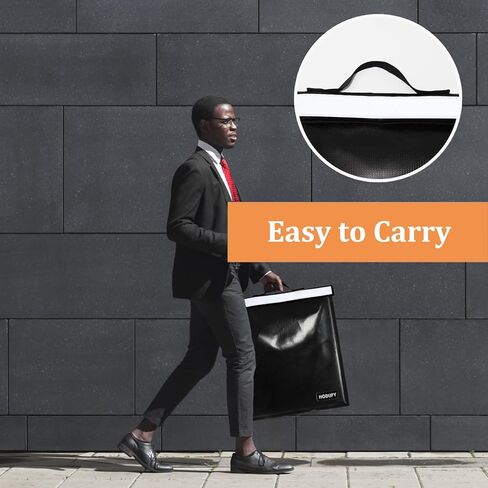 Extra Large Faraday Bags for Laptop, 16'' X 19'' Faraday Cage with Handle & Reflective Strip, Faraday Key Fob Protector Waterproof & Fireproof, RFID Bag, Car Key Signal Blocker in Kuwait